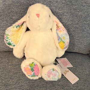 Lilly Pulitzer Print Easter Bunny Plush NWT